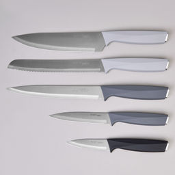 НАБОР НОЖЕЙ AGNESS НА ПЛАСТИКОВОЙ ПОДСТАВКЕ, 6 ПРЕДМЕТОВ  фото 6