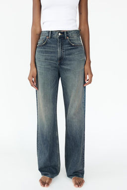 TRF WIDE-LEG HIGH-WAIST JEANS - Zara фото 2