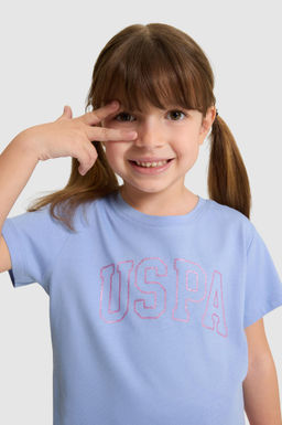 K_z _ocuk Bisiklet Yaka Mor Basic Ti__rt