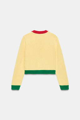 COLOUR BLOCK CARDIGAN - Zara фото 7
