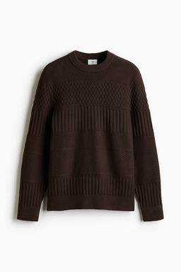 Regular Fit Textured-knit jumper - H&m фото 6