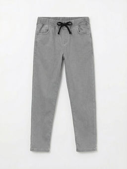 Beli Lastikli Slim Fit Erkek ?ocuk Jean Pantolon