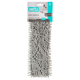Насадка для швабры из микрофибры, 10*40см., "Лапша" арт. 444-363