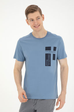 Мужская футболка цвета индиго - U.s. polo assn фото 10