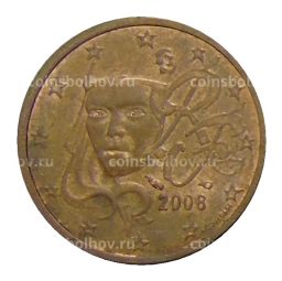 2 евроцента 2008 года Франция