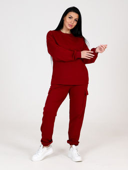 СК-2304 ЖЕНСКИЙ СПОРТИВНЫЙ КОСТЮМ (Бордо) - А-дина фото 4