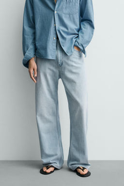 JEANS FLARE FIT / Azul claro - Zara фото 2