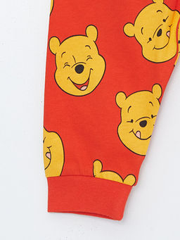 Beli Lastikli Winnie the Pooh Bask?l? Erkek Bebek Pijama Alt - Waikiki фото 3
