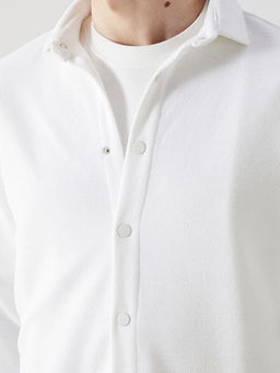 Regular Fit Uzun Kollu Gabardin Erkek G?mlek