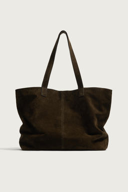 BOLSO SHOPPER PIEL / Marr?n