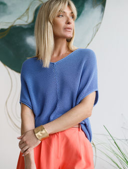 VILATTE / Джемпер из гладкой вискозы с лиоцеллом фото 8