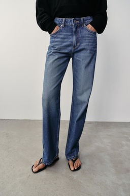 JEANS Z1975 REGULAR TIRO ALTO LONG LENGTH / Azul - Zara фото 2