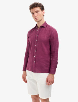 M_rd_m %100 Keten Regular Fit Uzunkollu G_mlek
