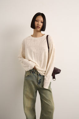 Лонгслив оверсайз в стиле гранж - Mollis фото 5