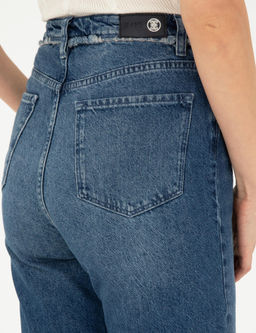 A__k Mavi Mom High Waist Fit Jean Pantolon