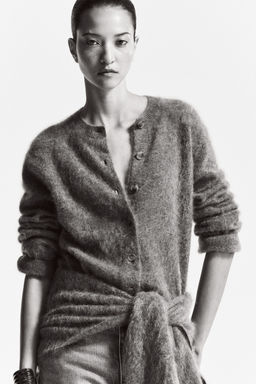 C?RDIGAN CASHMERE CEPILLADO CON CUELLO REDONDO - H&m фото 9