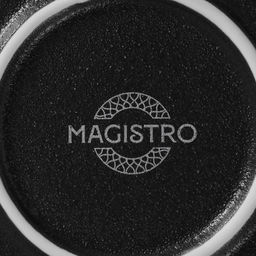 Тарелка Magistro Line, d=25.5 см, фарфор, чёрная фото 9