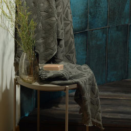 Полотенце махровое SL HOME: Boho «Олива» 90×150 см, 100% хлопок, 520 г/м²