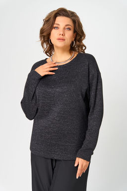 Джемпер Bliss 08378 черный с люрексом