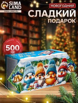 Сладкий новогодний подарок Зимолюбка, 500 г