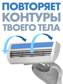 Zollider Force 3 MAX Одноразовые бритвенные станки 3 лезвия 2 шт