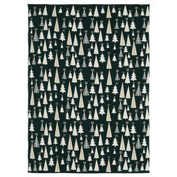 Плед из хлопка с новогодним рисунком Whitewood из коллекции New Year Essential, 130x180 см - Tkano фото 3