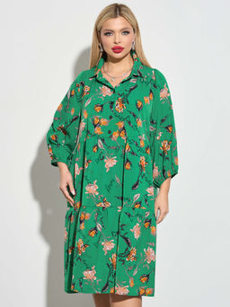 Платье 0060-28п зелёный - Dora фото 9