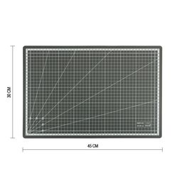 Gamma DKF-02 Мат для кроя складной ПВХ 45 см х 30 см в пакете формат А3/серый