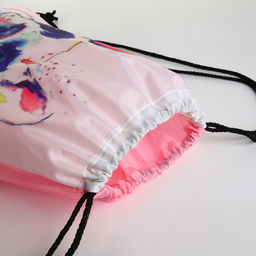 Мешок для обуви Бульдог, 32*0,5*40 см, отд на шнурке, белый - Simaland фото 3