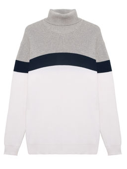 Джемпер P521-1569 white/grey - Primm фото 11