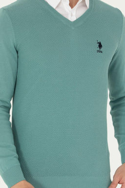 U. S. Polo Assn Мужской мятный базовый свитер Неожиданная скидка в корзине - U.s. polo assn фото 20
