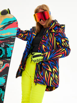 Женская горнолыжная сноубордическая куртка Alpha Endless Ultra Chaleur SNB 423/316_1 Разноцветный  фото 21