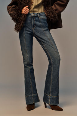 Z1975 MID-WAIST FLARE SEAM JEANS - Zara фото 2