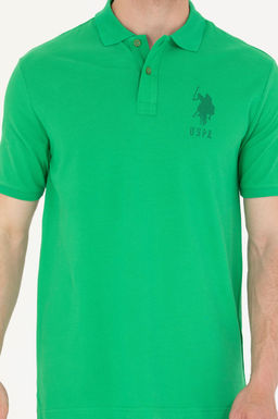 U. S. Polo Assn Мужская футболка Apple Green с воротником-поло - U.s. polo assn фото 6