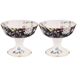 НАБОР ИЗ 2Х РОЗЕТОК НА НОЖКАХ LEFARD КОБАЛЬТ 9,5 СМ