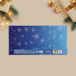 Цена за 3 шт. Конверт для денег деревянный резной «Волшебного Нового года!», 16.5×8 см