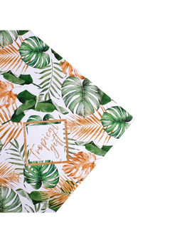 Цена за 10 шт. Бумага упаковочная глянцевая двухсторонняя Тропики, 70?100 см