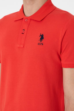 Erkek Slim Fit Polo Yaka K_rm_z_ Basic Ti__rt Sepette S_rpriz _ndirim - U.s. polo assn фото 7