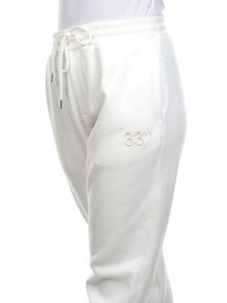 M039 WHITE Брюки спортивные женские на флисе (100% хлопок) 7986 - Fashion фото 4