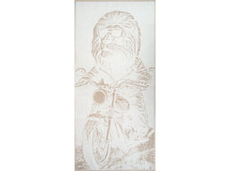 Полотенце махровое 6с102.511ж2 Моторалли(лен3) 67х150см