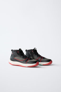 SPORTY HIGH-TOP SNEAKERS