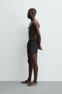SHORT STRUCTURED SWIMMING TRUNKS - Zara фото 5