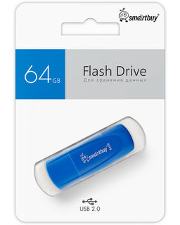 Флеш-накопитель 64Гб "Smartbuy Scout" Blue