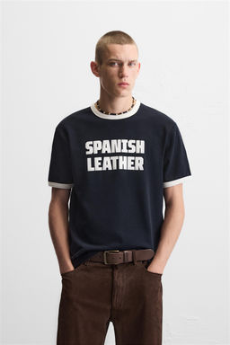 GUITARRICADELAFUENTE SLOGAN RIB T-SHIRT - Zara фото 2
