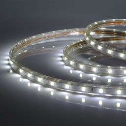 ULS-Q325 2835-60LED/m-10mm-IP67-220V-6W/m-25M-DW Светодиодная гибкая герметичная лента. Бобина 25 м. Дневной белый свет. TM Volpe.