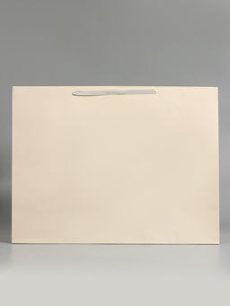 Пакет подарочный ламинированный горизонтальный «Молочный», XXL 61×46×20 см