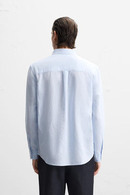 COTTON - LINEN SHIRT - Zara фото 19