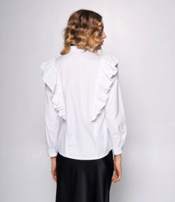 Рубашка #ОБШ1593, белый - Dommod фото 3