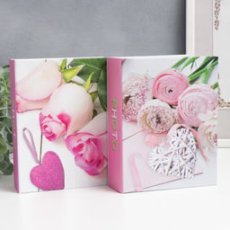 Фотоальбом на 100 фото 10?15 см Нежные цветы, 27.3?16.5 см, МИКС