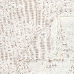 Полотенце махровое "Династия" 70х140см, хлопок 100%, ажурный кант, молочный (Китай)